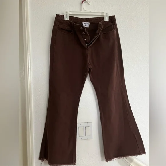 Princess Polly Denim Jeans Brown - Picture 4 of 6